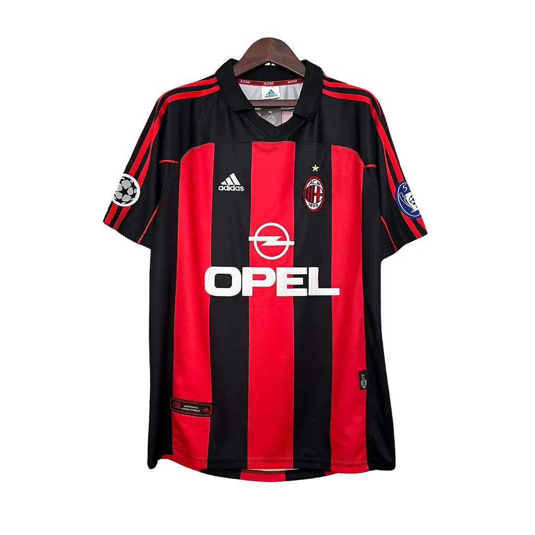 Camisola Milan Principal UCL 00/01 Retro