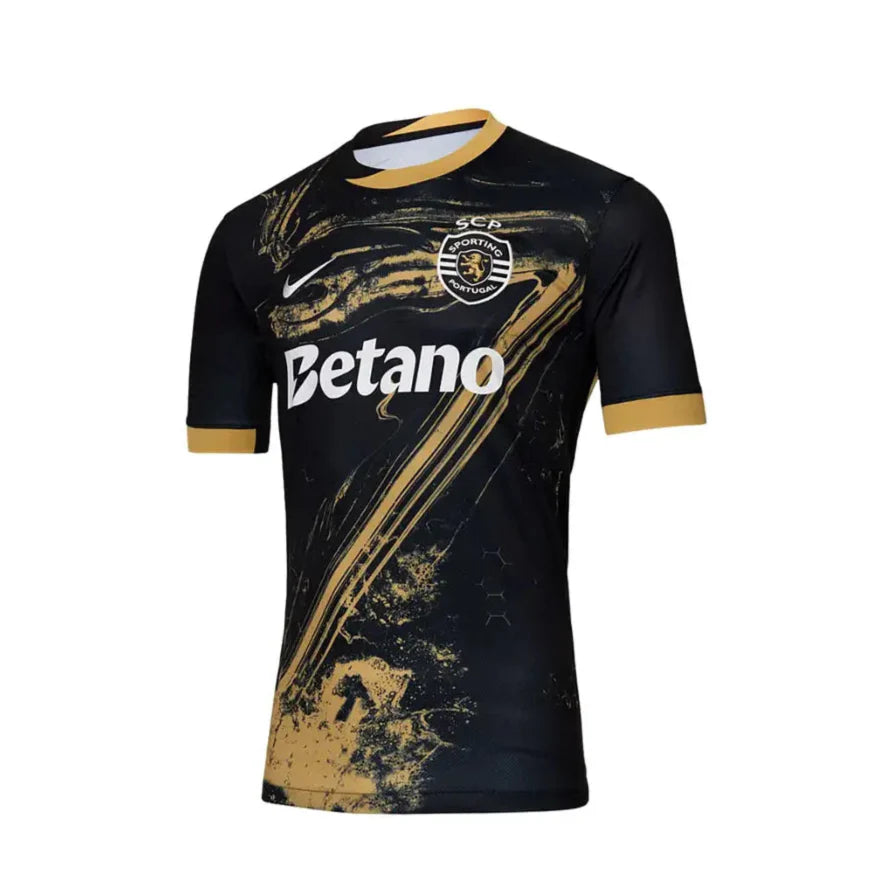 Camisola especial preta e dourada “7” Ronaldo terceiro equipamento 2024/25