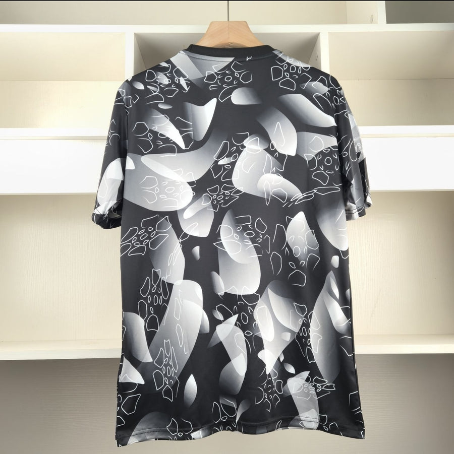 Camisola pré jogo cinza/preto 2024/25