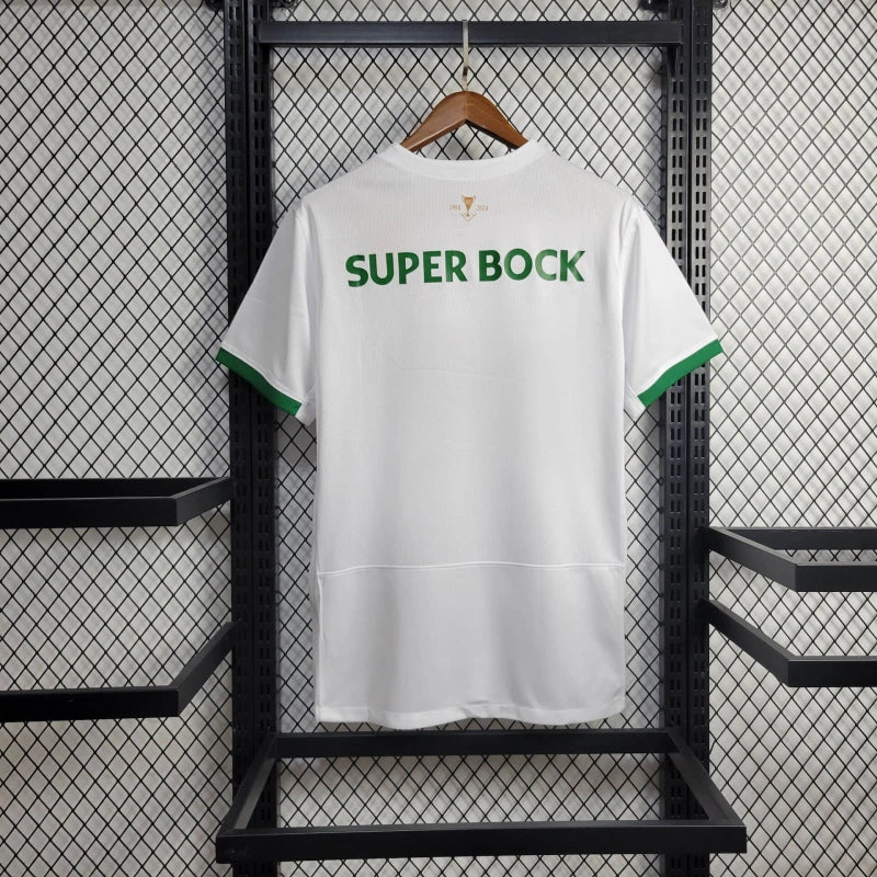 Camisola alternativa taça das taças branca 2024/25