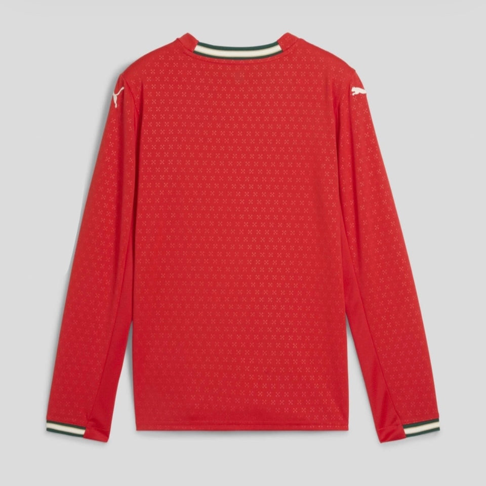 Camisola Seleção Portugal vermelha principal 2025 - MANGA LONGA PUMA