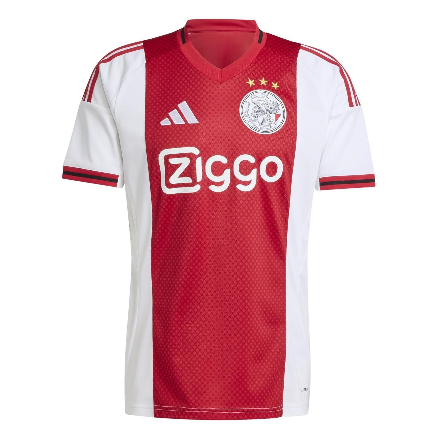 Camisola Ajax principal 2025/26 - vermelha/branca