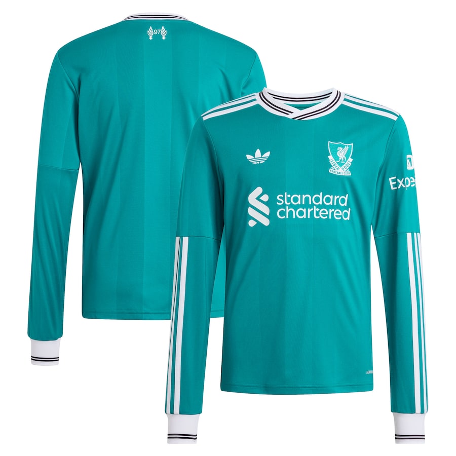 Camisola Liverpool third verde 2025/26 - MANGA LONGA