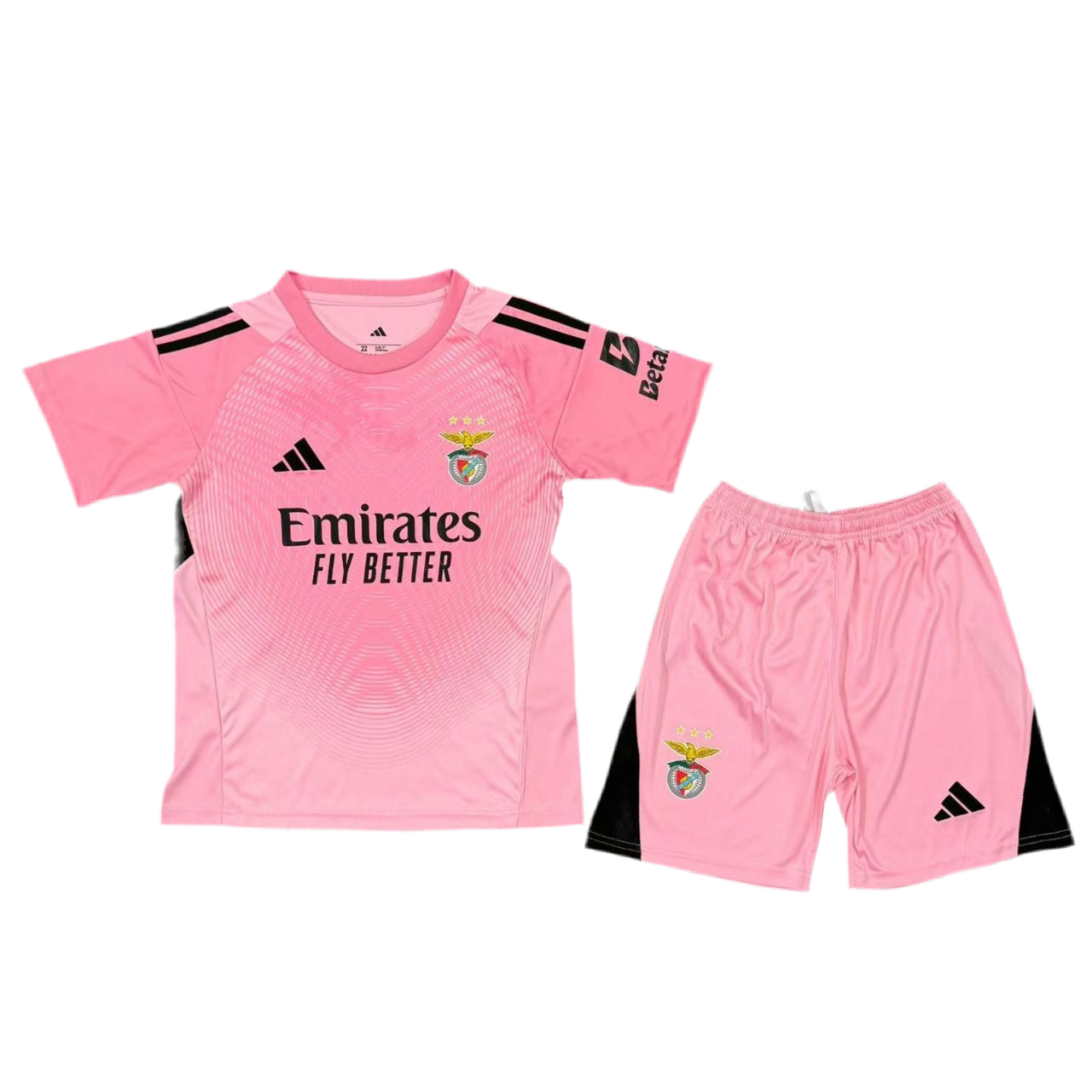 Conjunto infantil guarda redes rosa 2025/26