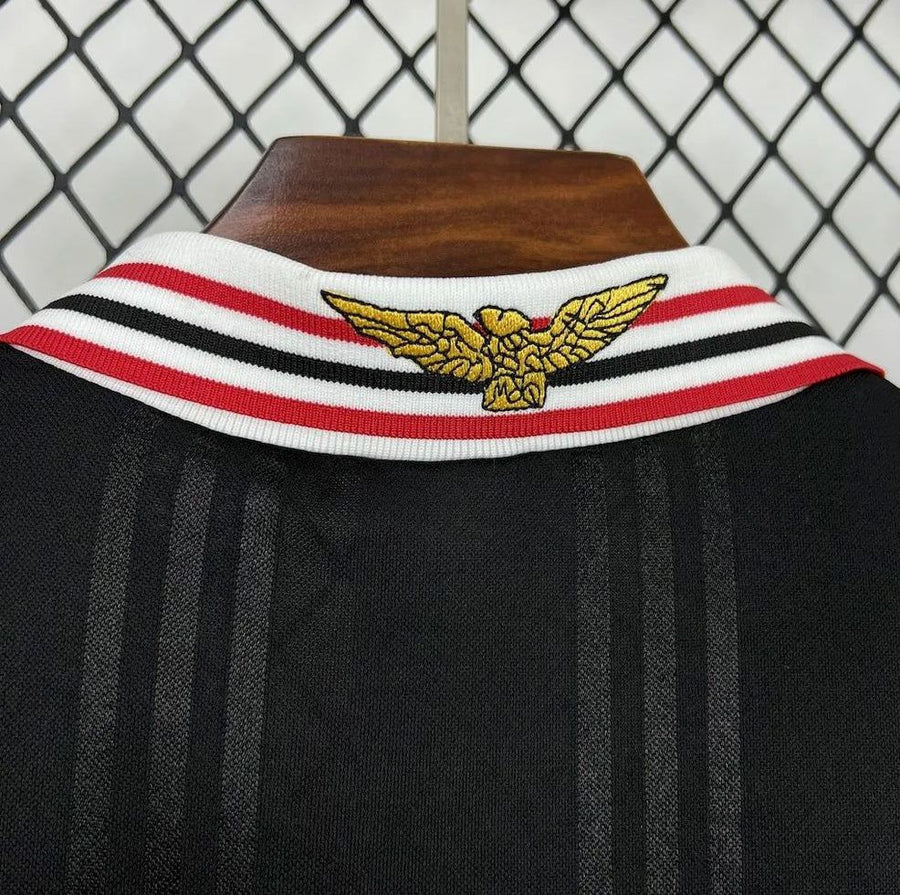 Camisola retro preta alternativa 1997/98
