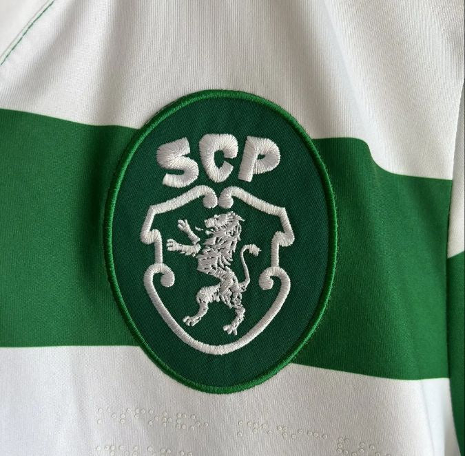 Camisola retro principal 2018/19 verde e branca