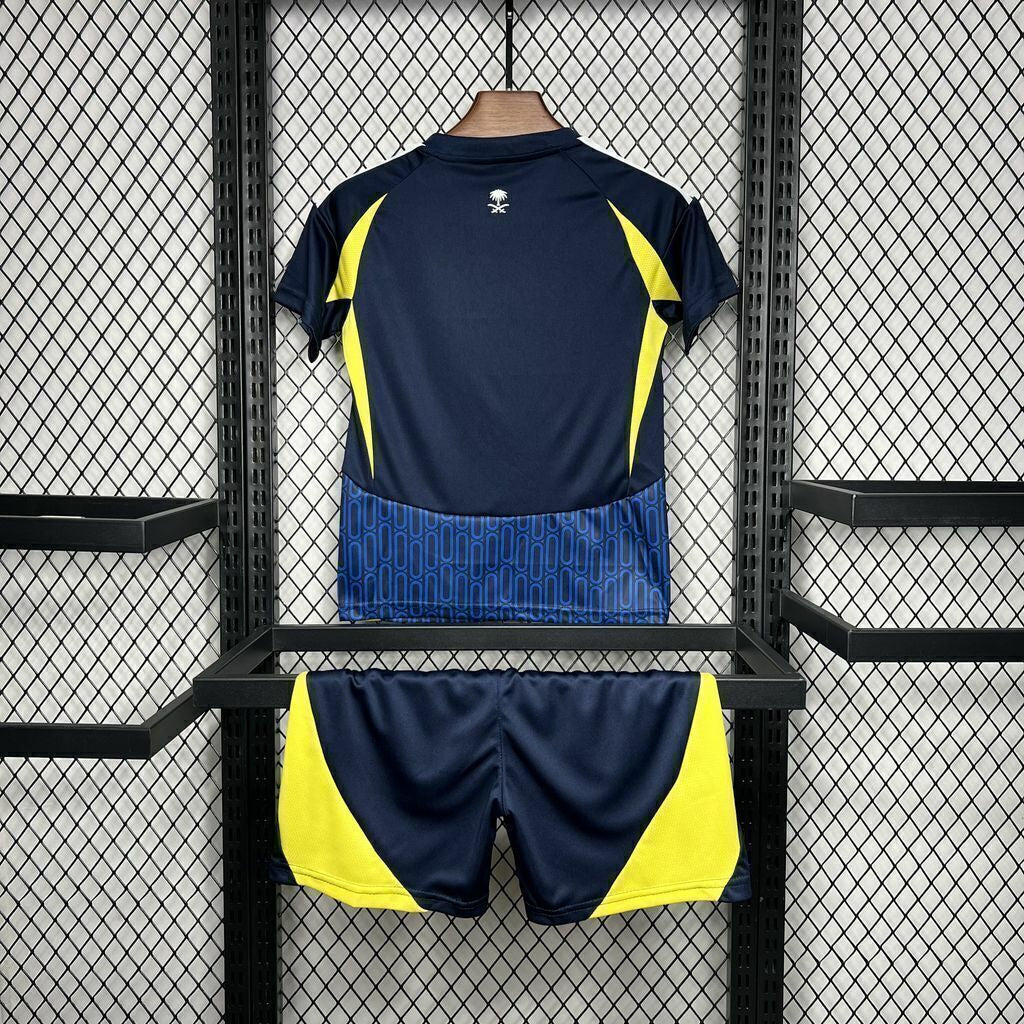 Conjunto infantil Al Nassr azul 24/25 away