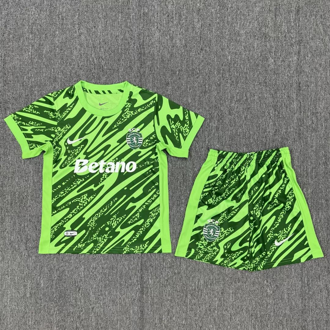 Conjunto infantil guarda redes verde 2025/26