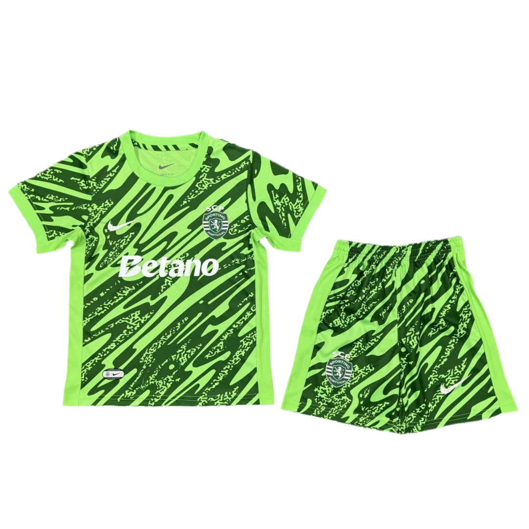 Conjunto infantil guarda redes verde 2025/26