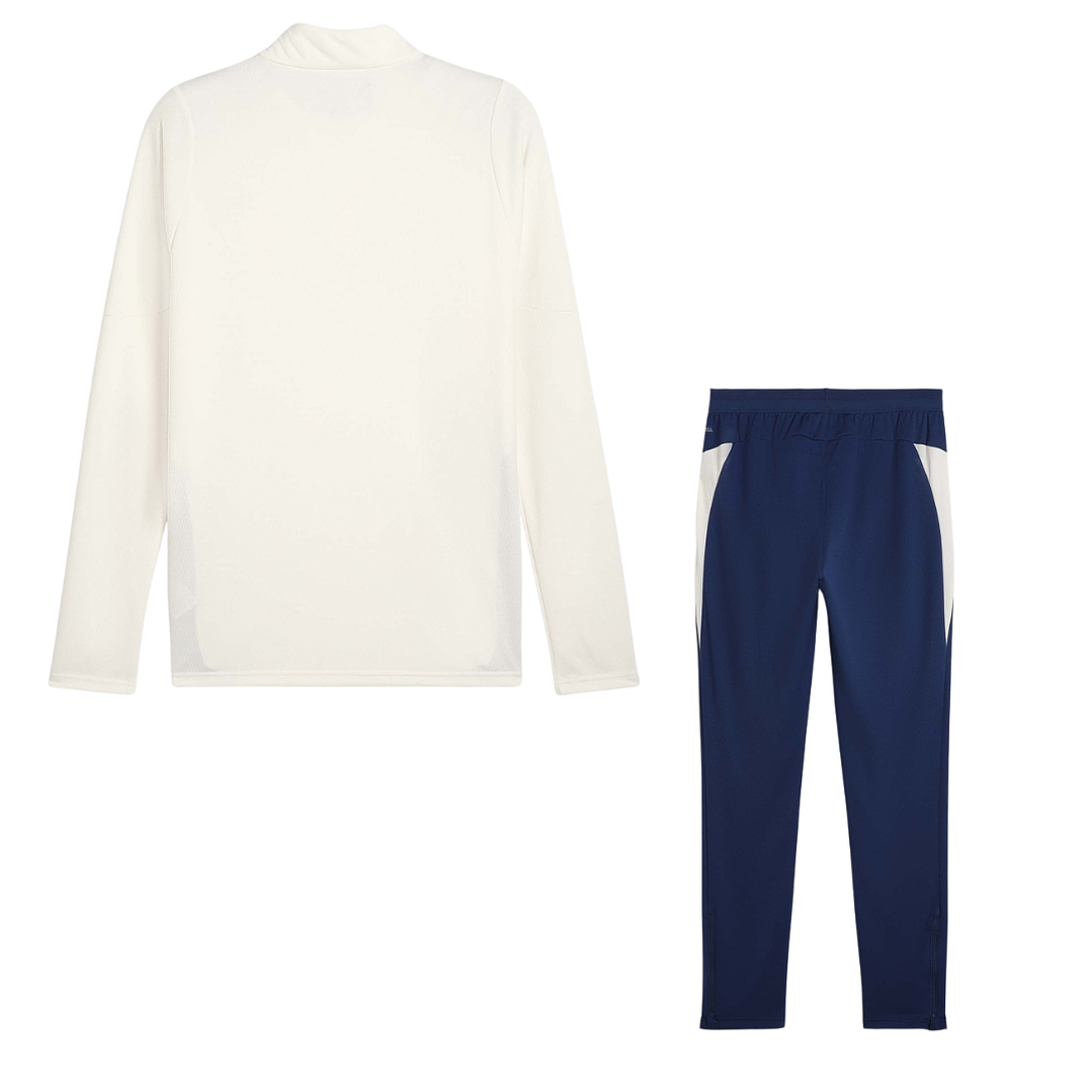 Fato de Treino portugal 2025/26 Meio fecho branco e azul