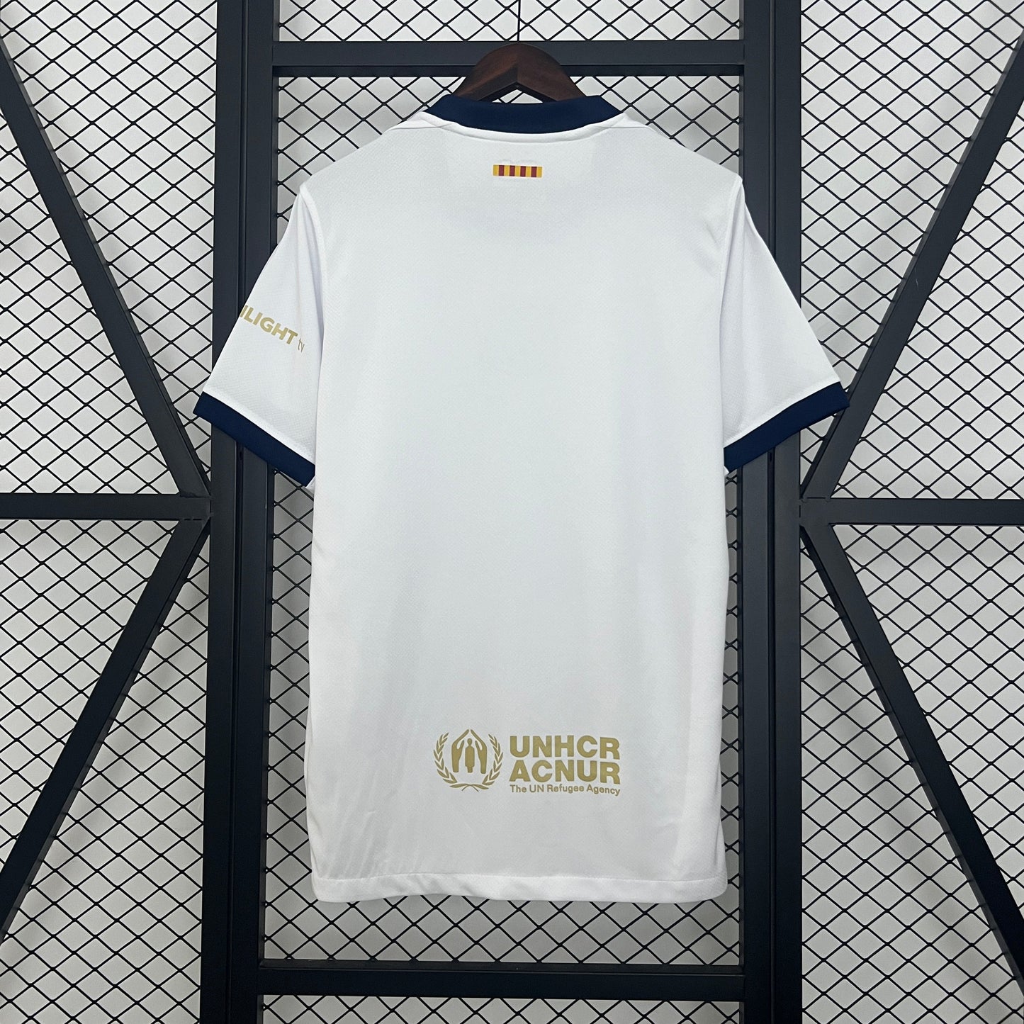 Camisola Barcelona away branca 2025/26