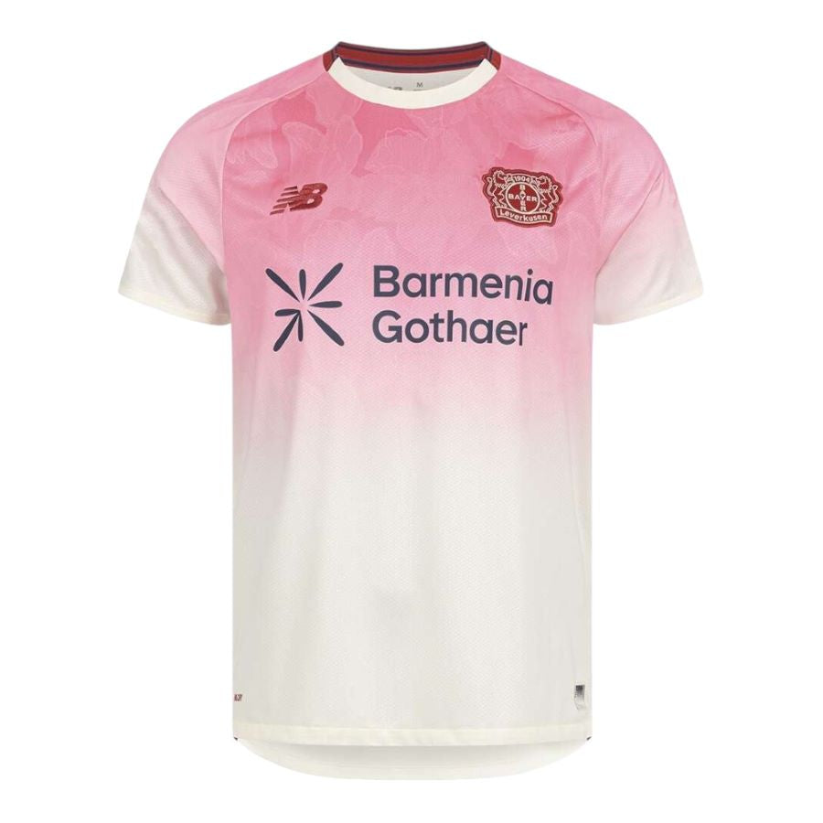 Camisola Bayer Leverkusen alternativa rosa 2025/26