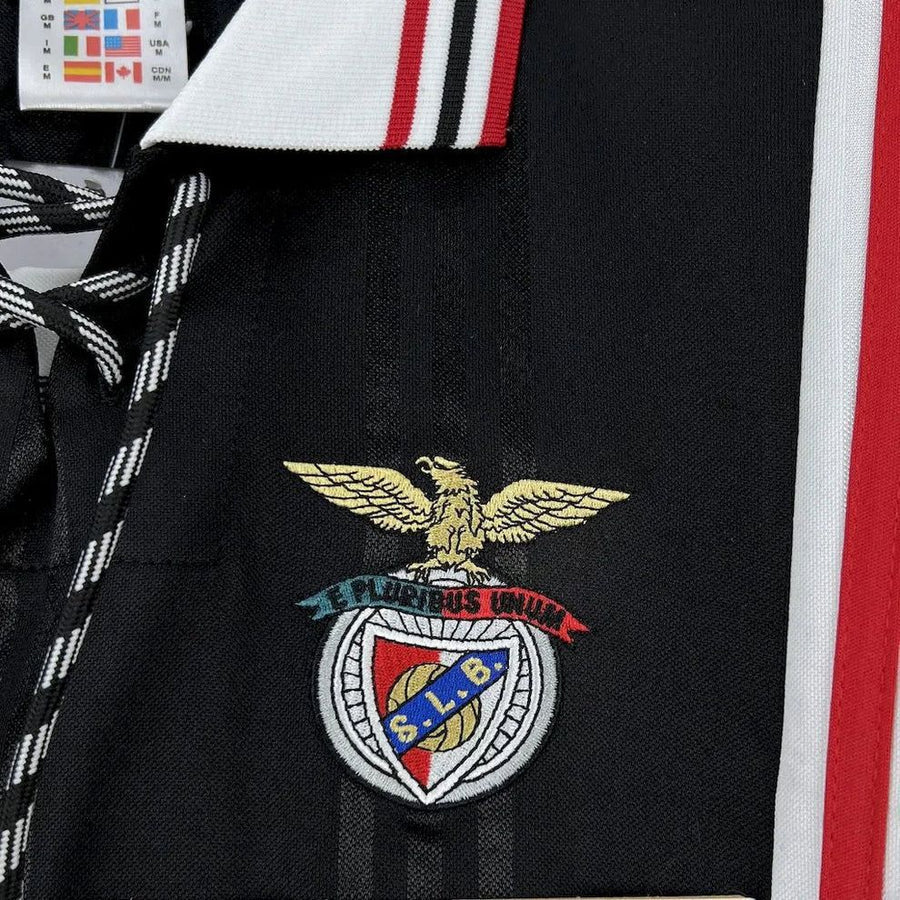 Camisola retro preta alternativa 1997/98