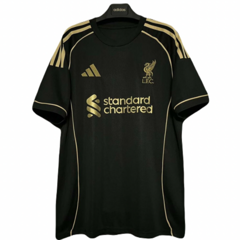 Camisola Liverpool terceiro equipamento preto 2025/26