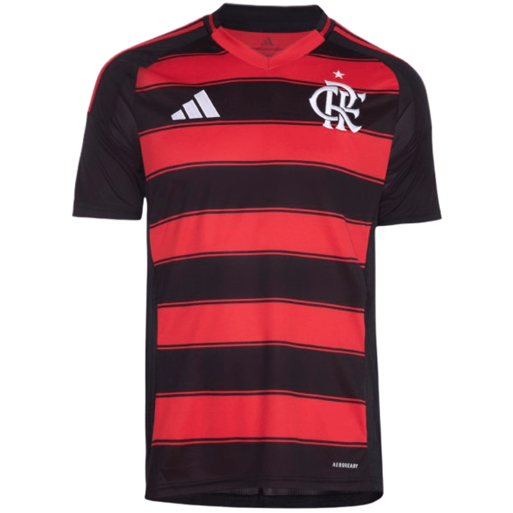 Camisola Flamengo Vermelha Home 2025/26