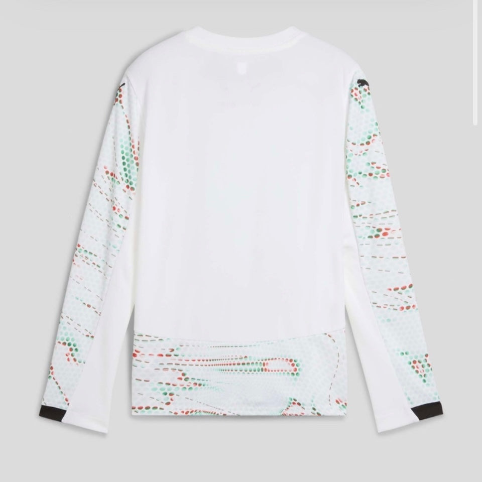 Camisola Seleção Portugal branca alternativa 2025 - MANGA LONGA PUMA