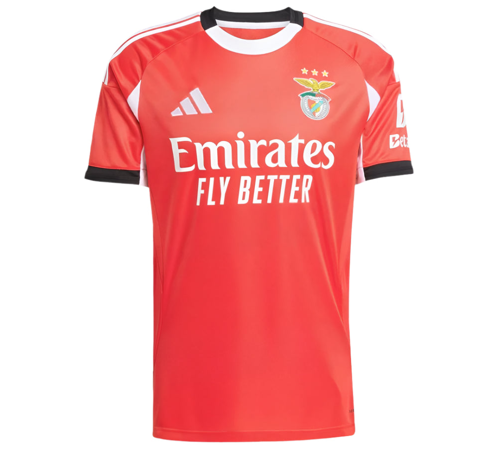 Camisola principal vermelha 2025/26