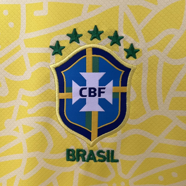 Camisola Brasil Home 2024 FEMININA