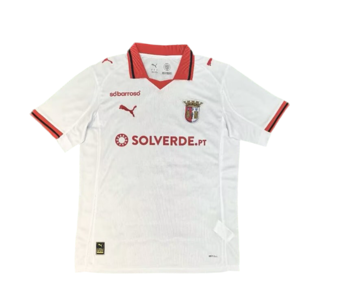 Camisola Braga branca alternativa 2025/26