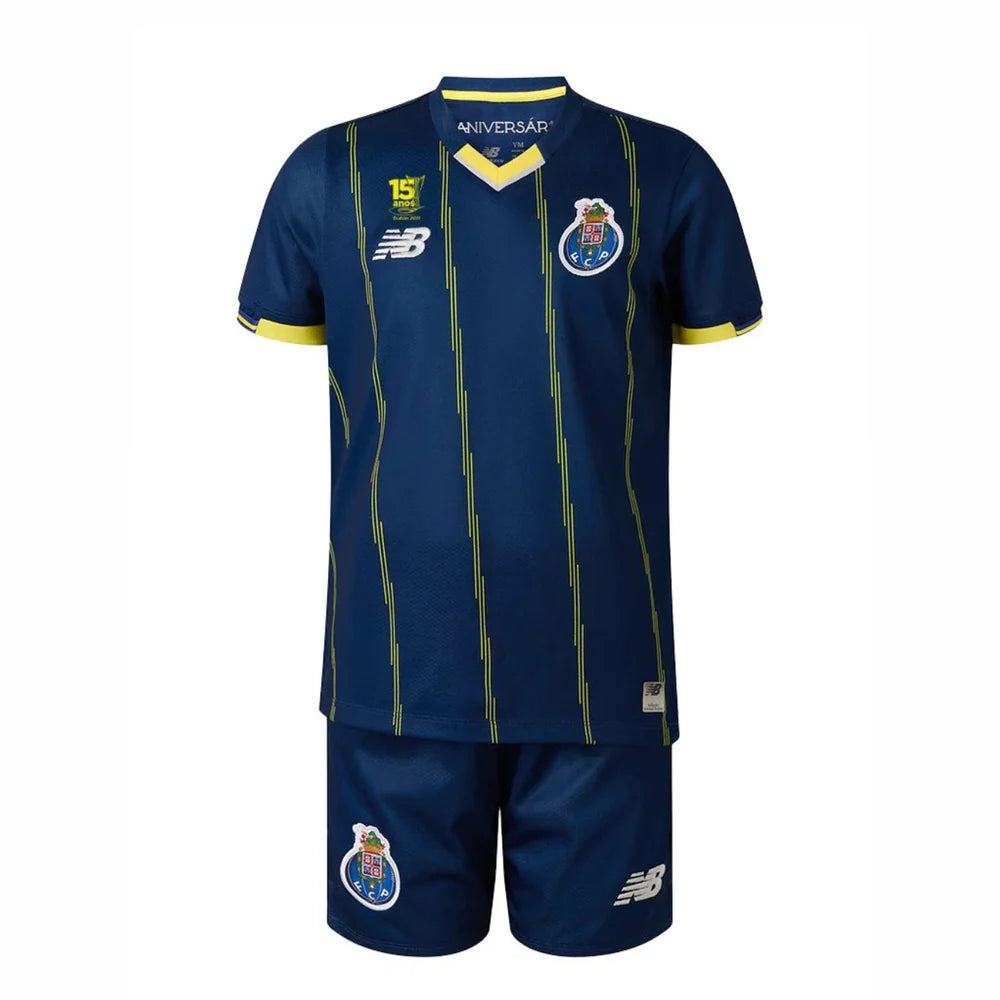 Conjunto infantil quarto equipamento 2025/26 azul