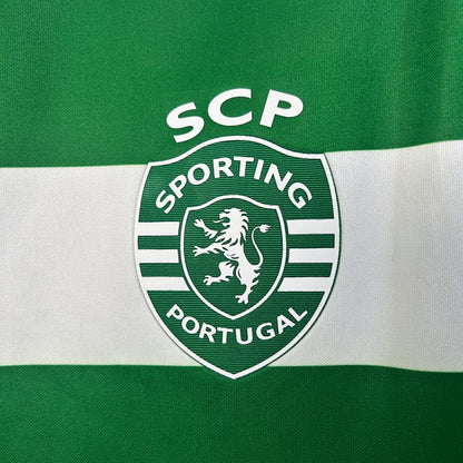 Camisola principal 2025/26 verde e branca