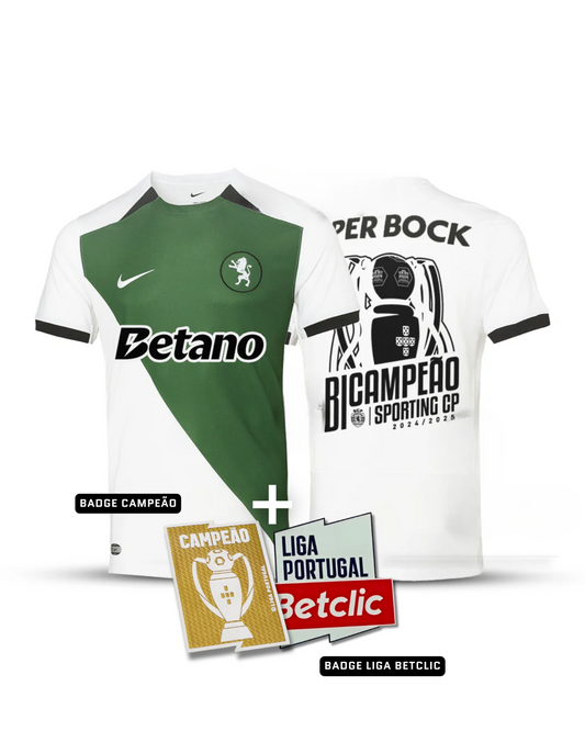 Camisola STROMP Bicampeão 2024-2025 + BADGE CAMPEÃO E LIGA