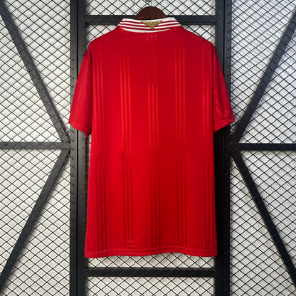 Camisola retro vermelha principal 1997/98
