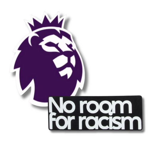 PATCH / BADGE - PREMIER LEAGUE + NO ROOM FOR RACISM