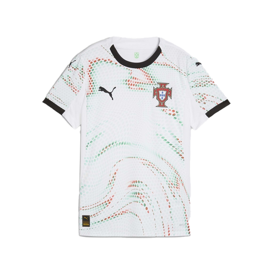 Camisola Feminina Seleção Portugal branca alternativa 2025 - PUMA