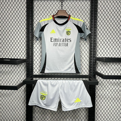 Conjunto infantil terceiro equipamento 2024/25 cinza