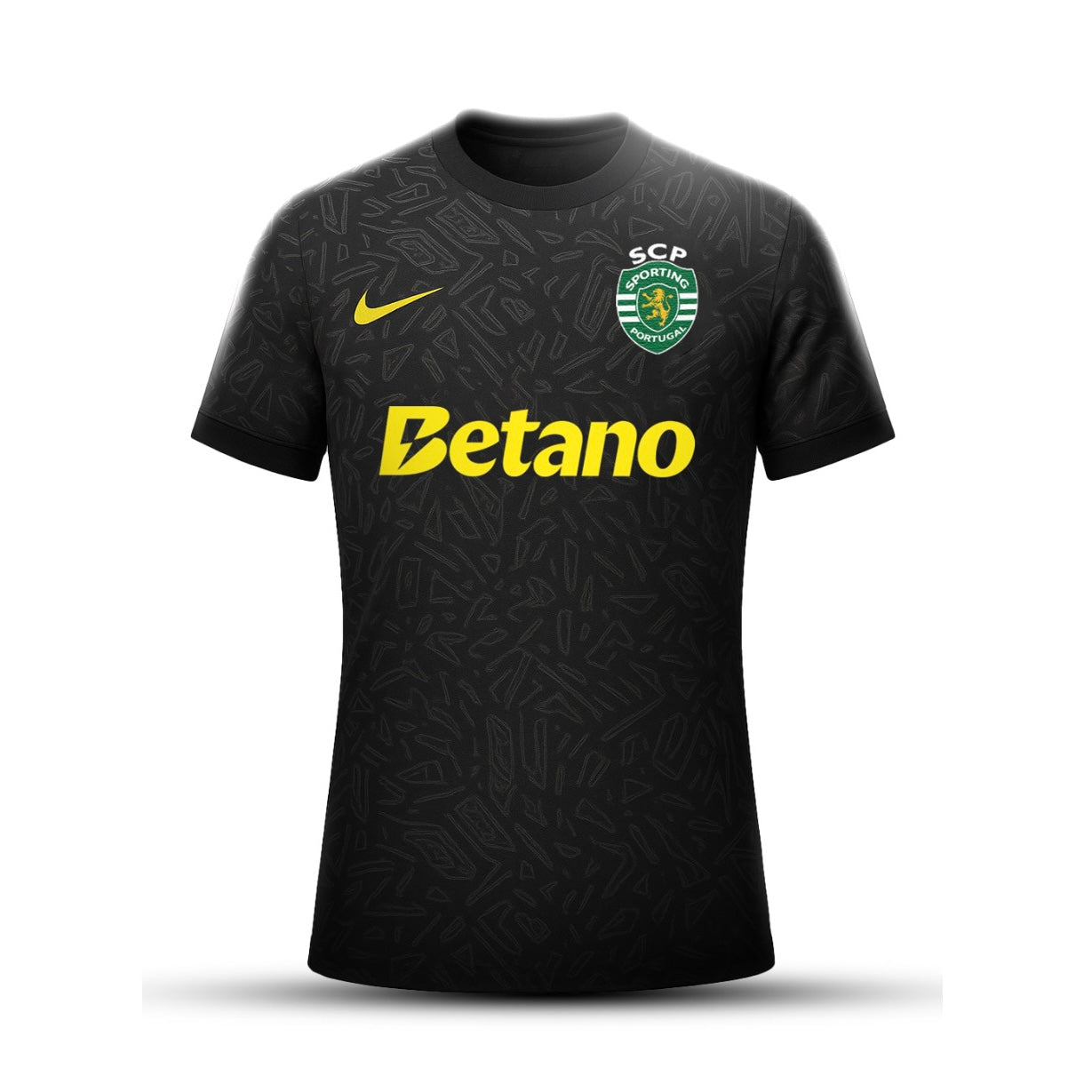 Camisola concept preta 2025/26