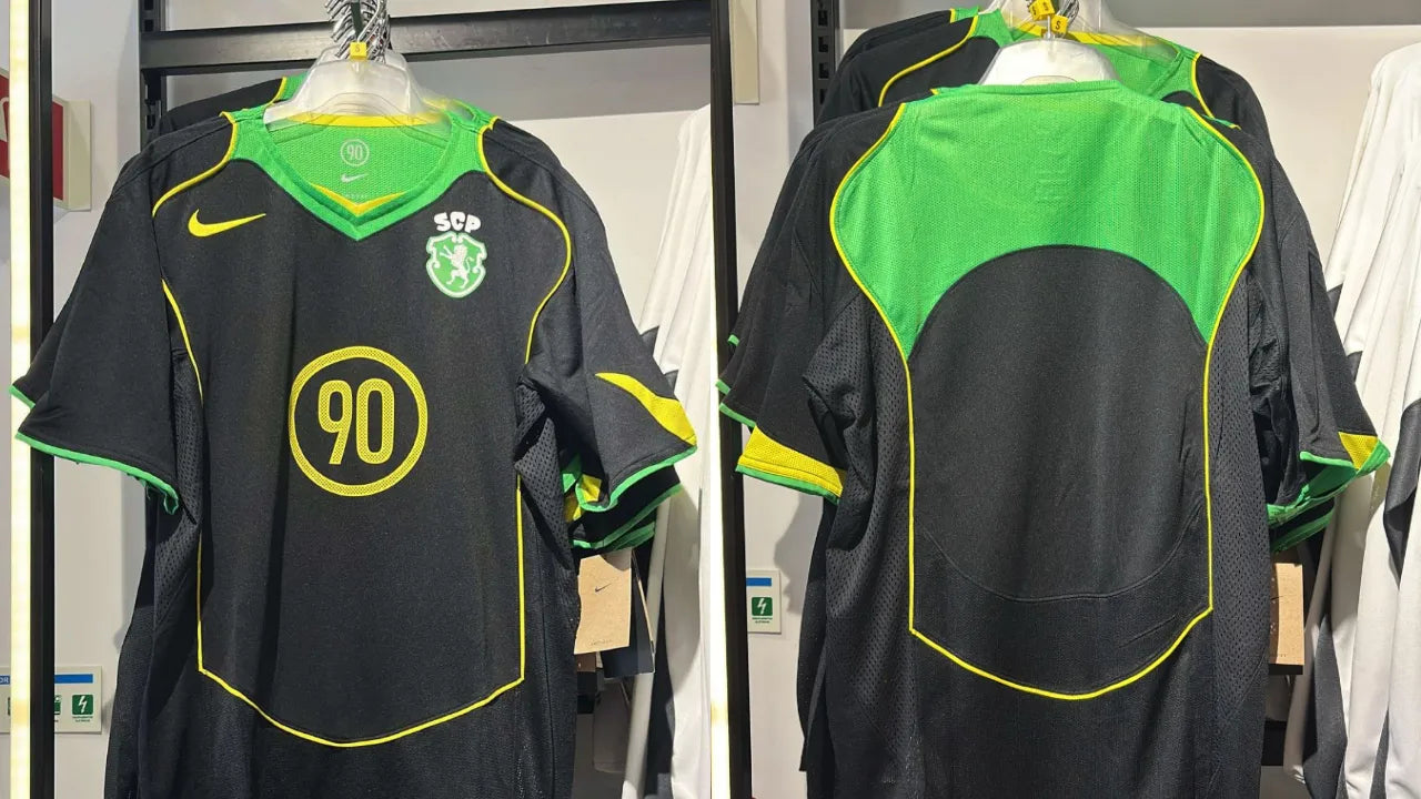 Camisola TOTAL 90 preta simbolo stromp 2026/27