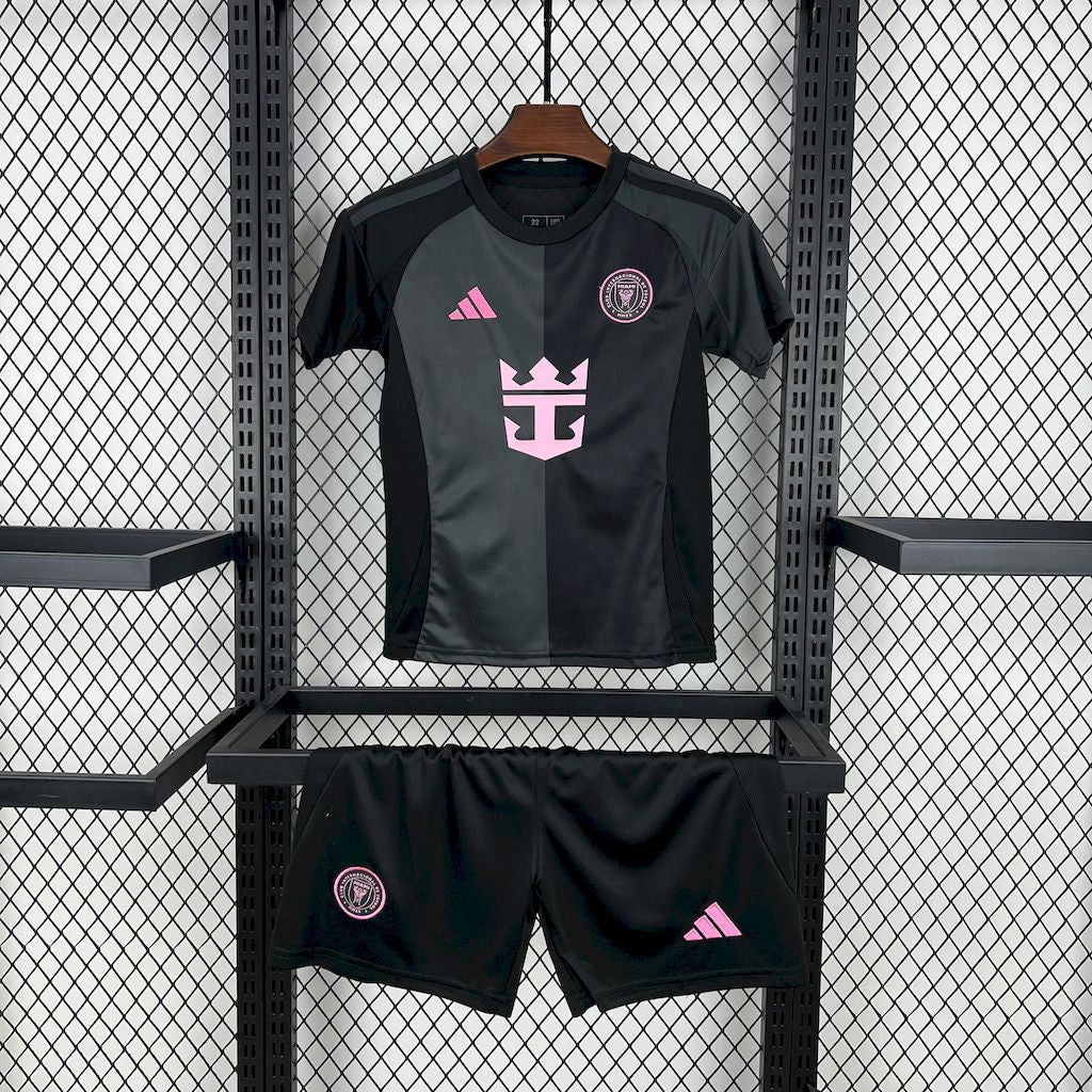 Conjunto Infantil Inter Miami home preta 2025/26
