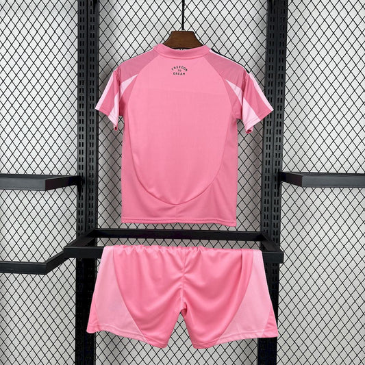Conjunto Infantil Inter Miami alternativo rosa 2025/26