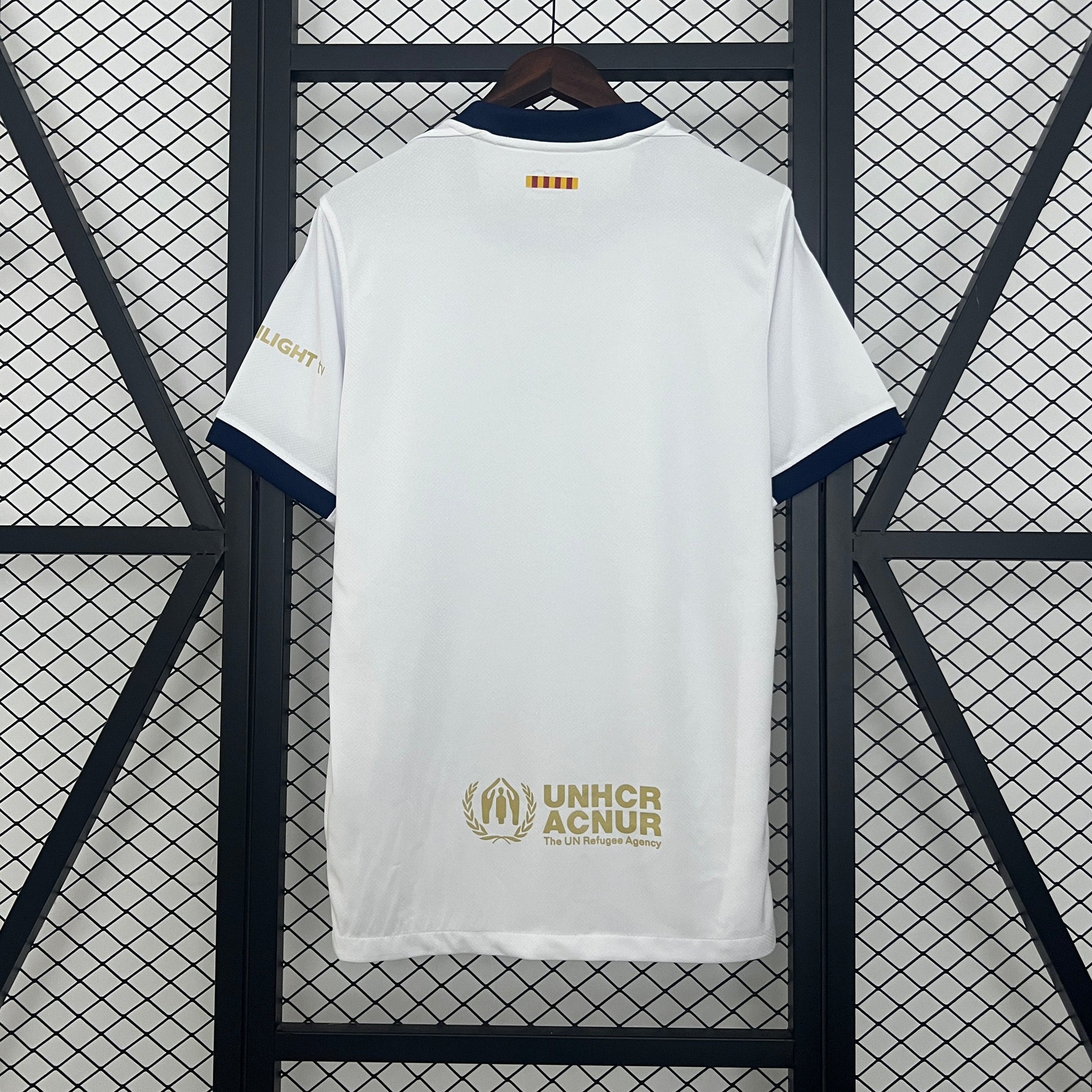 Camisola Barcelona away branca 2025/26