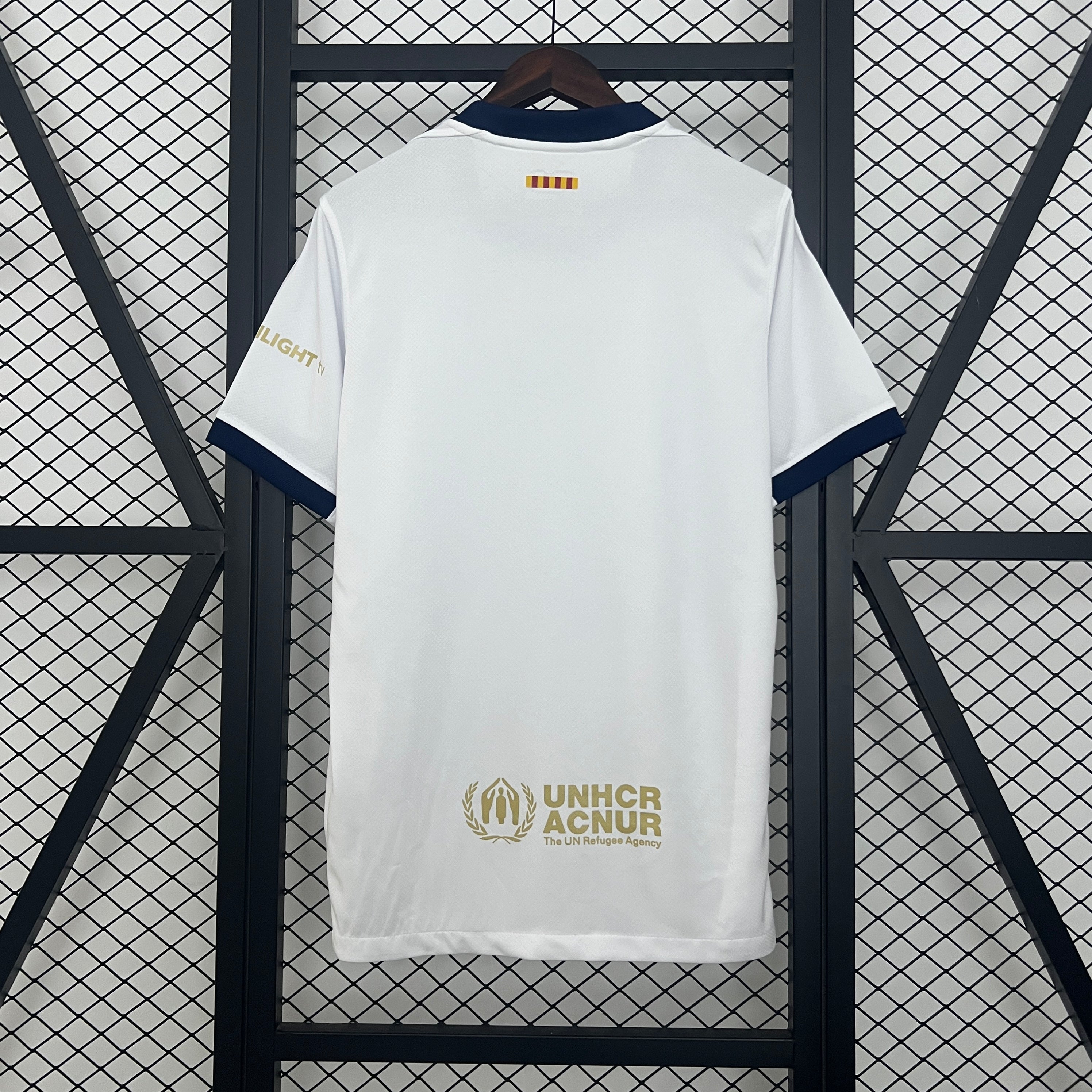 Camisola Barcelona away branca 2025/26