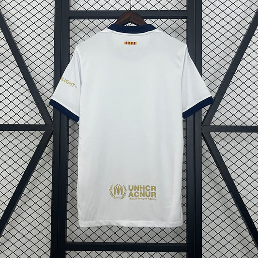 Camisola Barcelona away branca 2025/26
