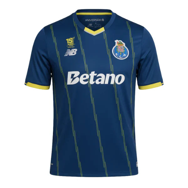 Camisola quarto equipamento 2025/26 azul – COM BADGE CELEBRAÇÃO LIGA EUROPA DUBLIN