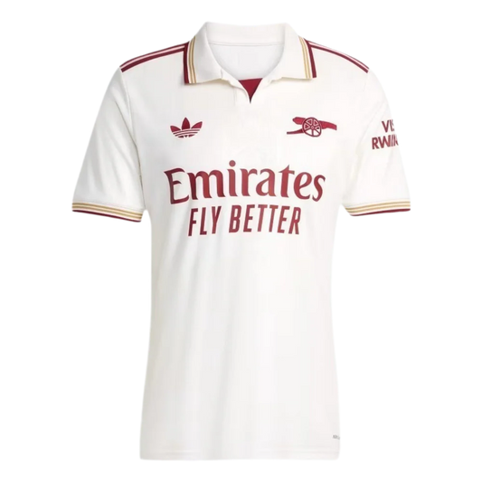 Camisola Arsenal terceiro equipamento branco 2025/26