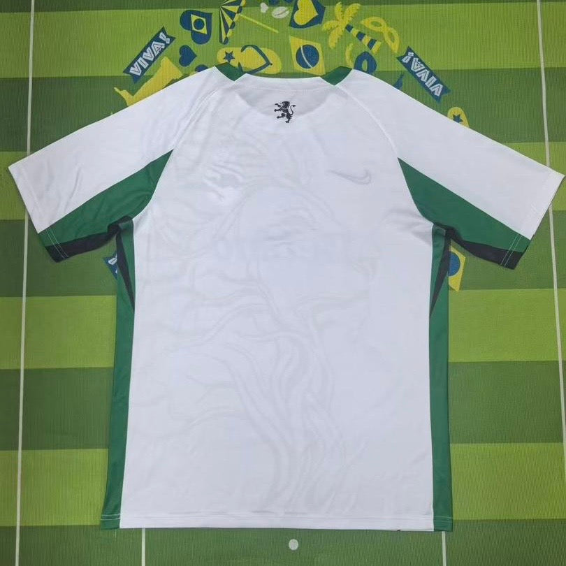 Camisola leão concept branca e verde 2025/26