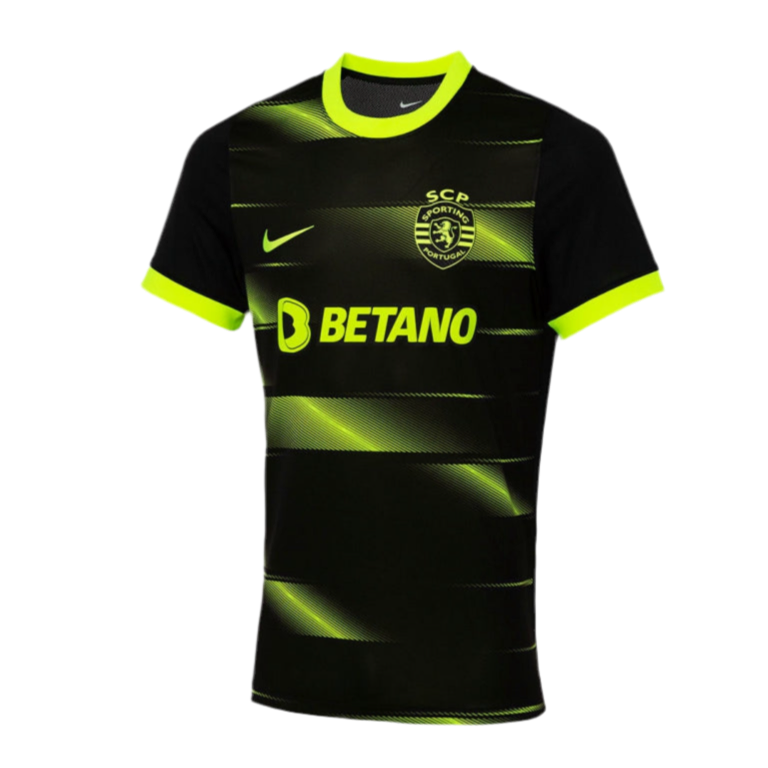Camisola alternativa 2022/23 Preta e Verde retrô