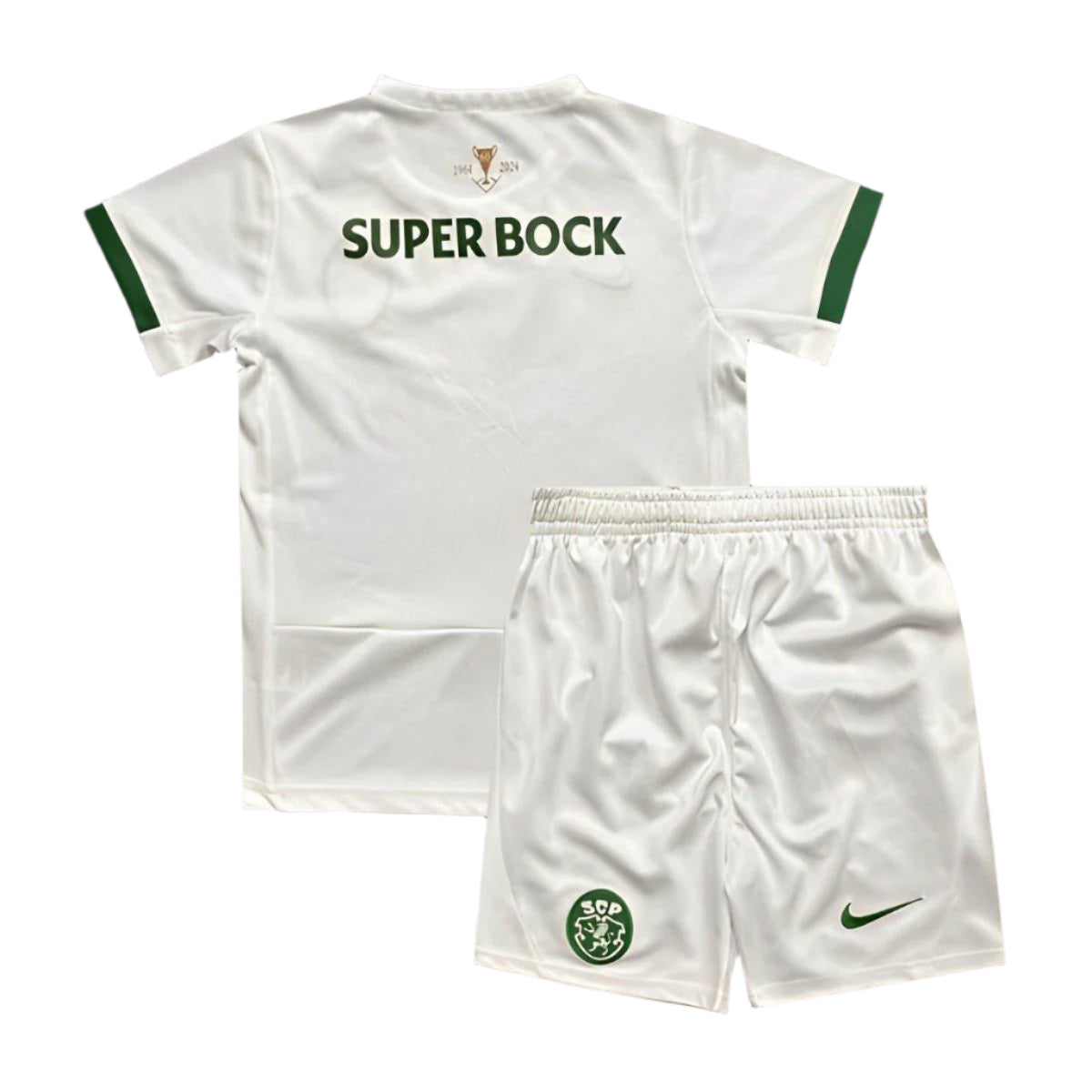 Conjunto infantil COM MEIAS alternativo 2024/25 - BRANCO