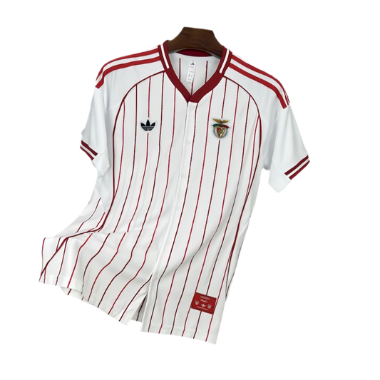 Camisola COM BOTÃO S L B x Originals branca 2025/26 - style baseball
