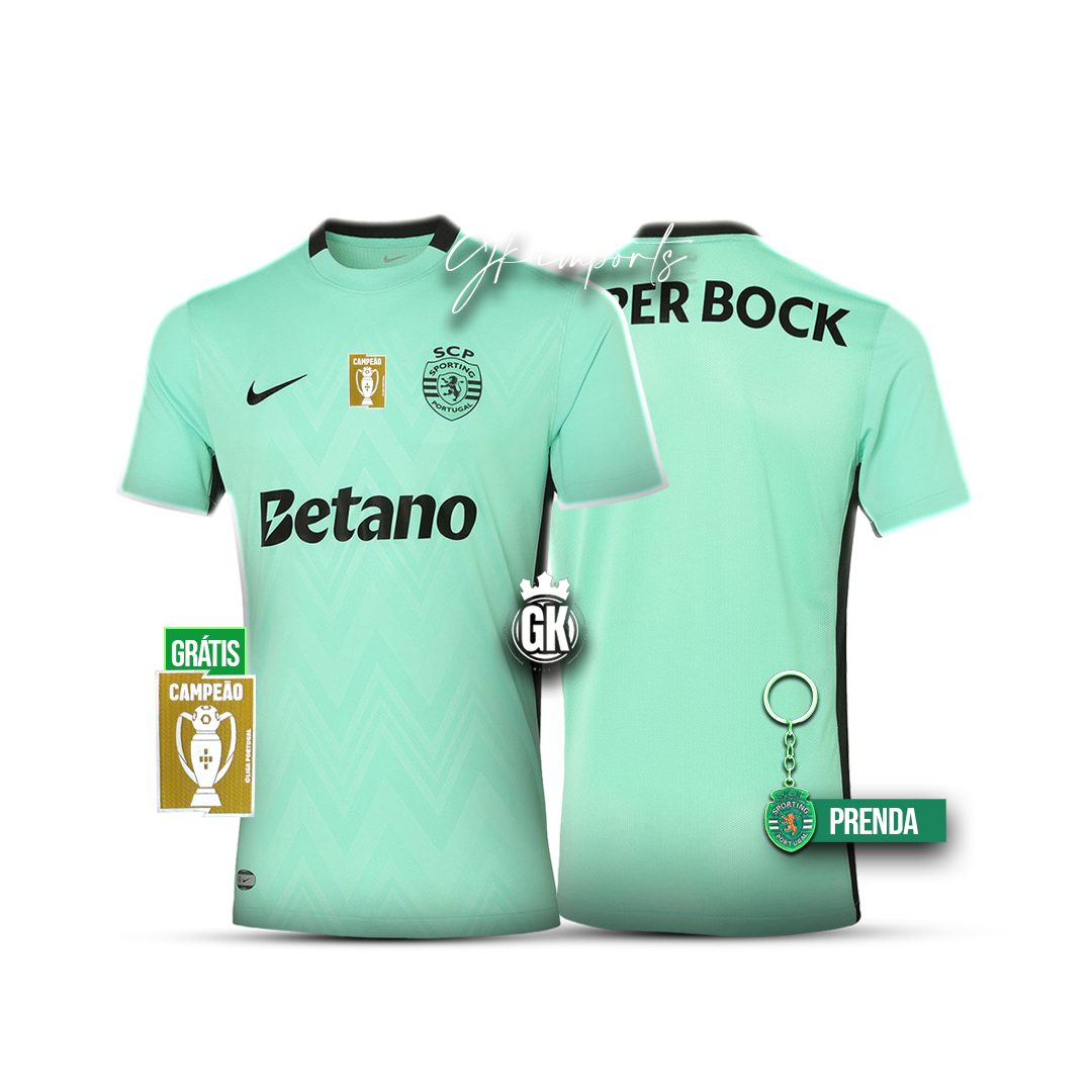 Camisola terceiro equipamento 2025/26 verde - LANÇAMENTO [pré venda: 11 a 22 dias úteis]