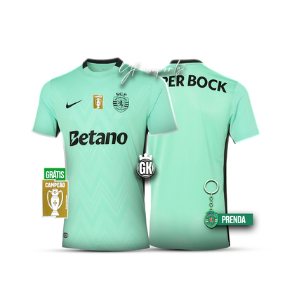 Camisola terceiro equipamento 2025/26 verde - LANÇAMENTO [pré venda: 11 a 22 dias úteis]