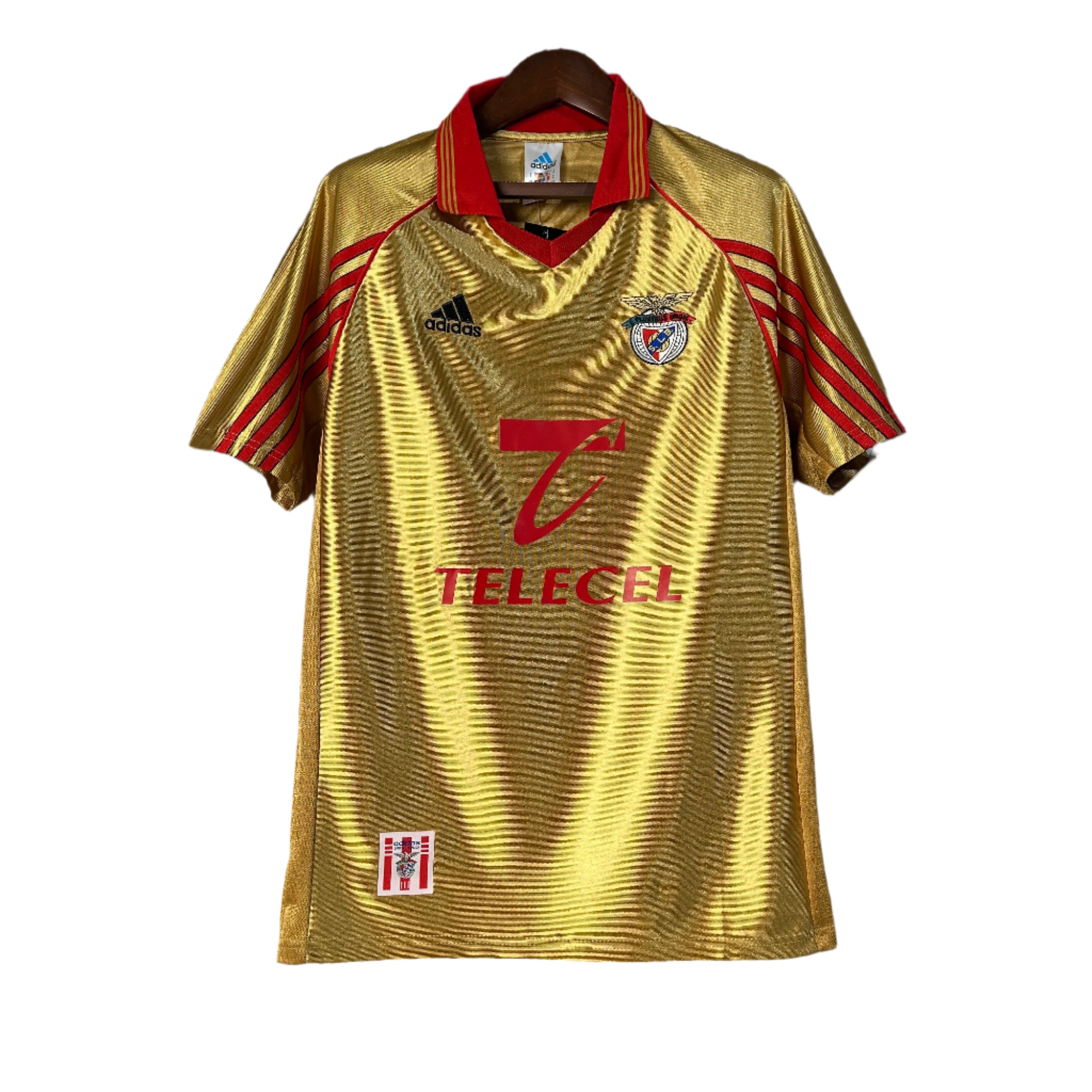 Camisola retro dourada alternativa 98/99