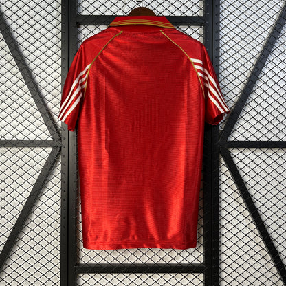 Camisola retro vermelha principal 98/99